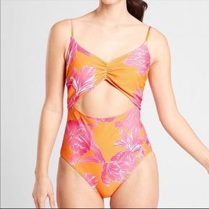 Athleta Kailua Cutout One Piece Swimsuit Size S